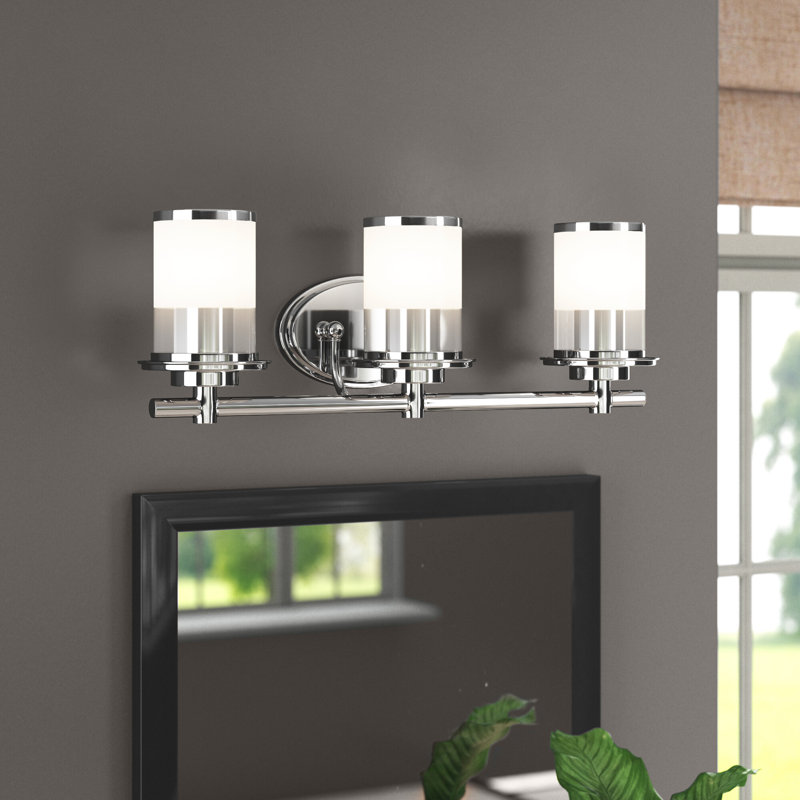 Davis 3 - Light Dimmable Vanity Light, Chrome