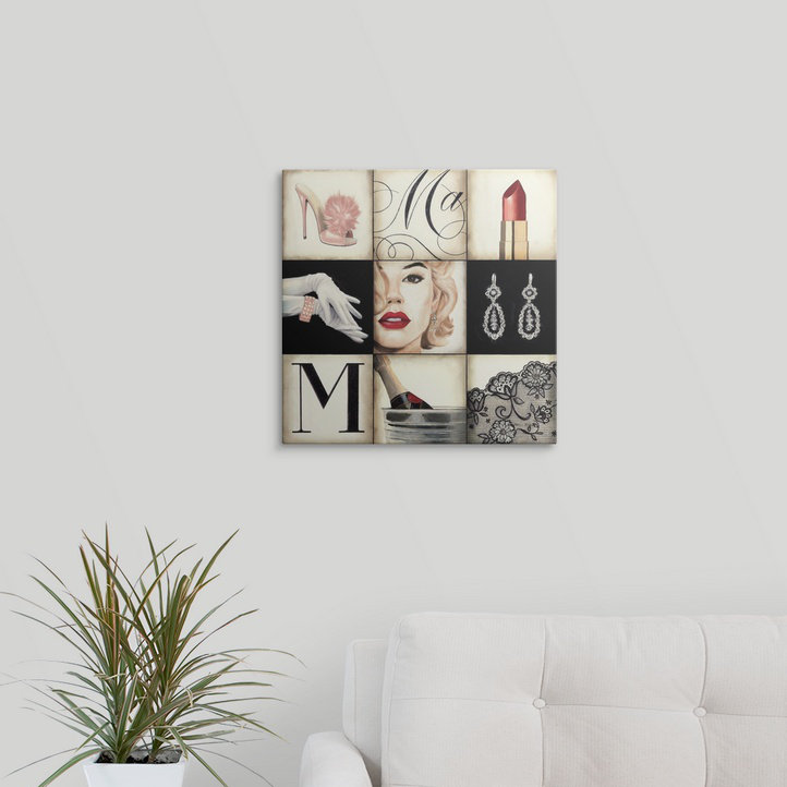 «Akyria» Madison Avenue Square »par Marco Fabiano, reproduction d'art, H 35 po x l 35 po x P 1,5 po, Toile