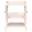 Base de meuble-lavabo 24 po seulement, structure en bois massif, armoire de rangement avec portes et tablette ouverte-110447321