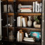 Armoires de rangement de bureau à 5 niveaux avec portes en verre l 47 po x H 78,7 po