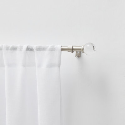 Martha Stewart Beaufort Rod And Finial Set, 48'' - 86In