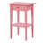 Dalton Nightstand-End Table with One Drawer Pink-36312675