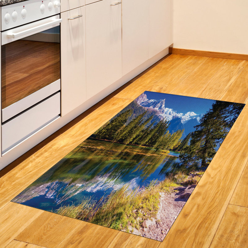 Mountain Nature High Density Long Fiber Poly Threads Decorative Area Rug Carpet, Rectangle 2'7" x 5'