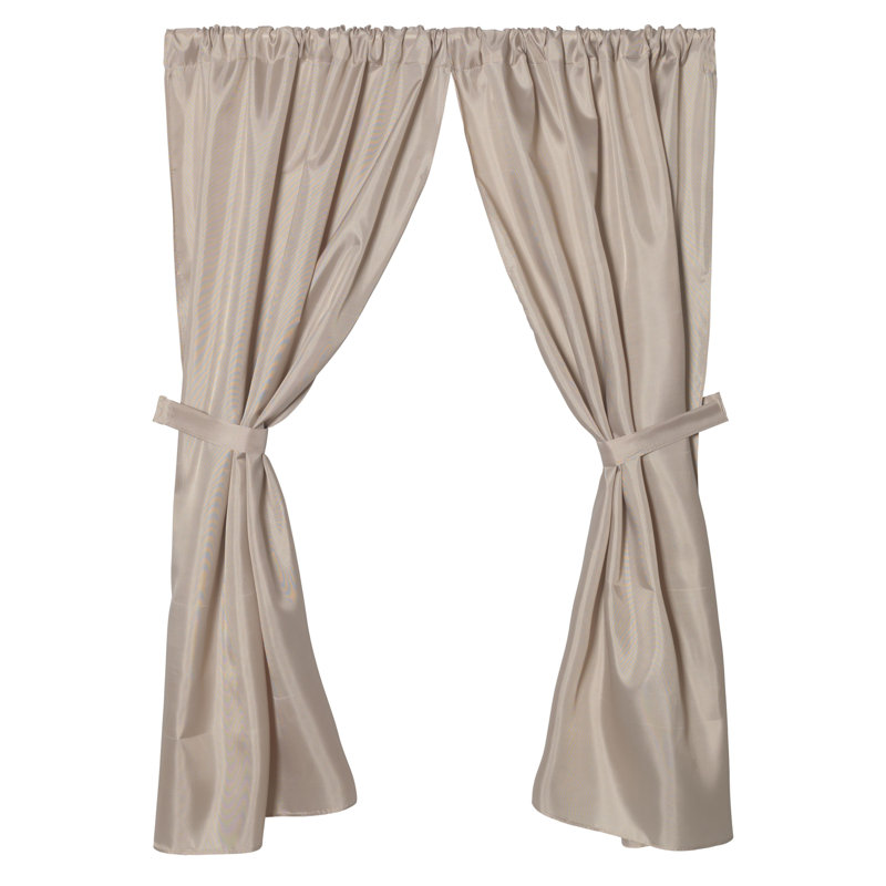 Rideaux occultant de couleur unie Jamarl, Taupe