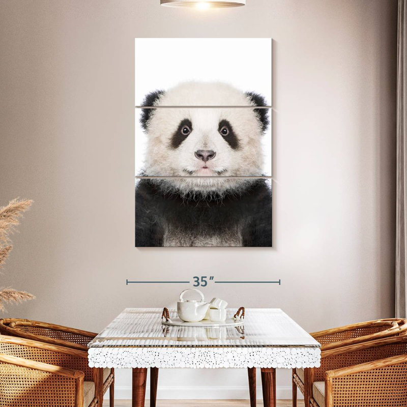 Brampt Panda Portrait, 50" H x 32" W