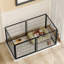 Grande cage à chien 48 po pour chien de taille moyenne avec parc, cage pour animal de compagnie, noir, L 48 po x l 26,3 po x H 23,8 po-436024980