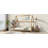 White Oak Rubber Wood Watsons House Bed With Headboard, Footboard, And House Frame-1743124516
