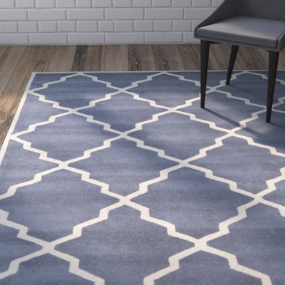 Carolene Hand Tufted Wool Geometric Rug