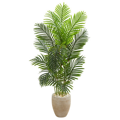 Palmier artificiel 60" en pot de fleurs