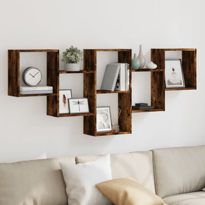 Wall Shelf 159X18x66 Cm Engineered Wood