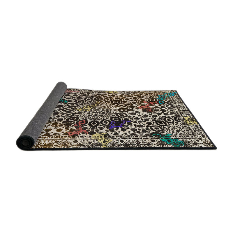 Tapis abstrait moderne 1603, Rond 8 pi
