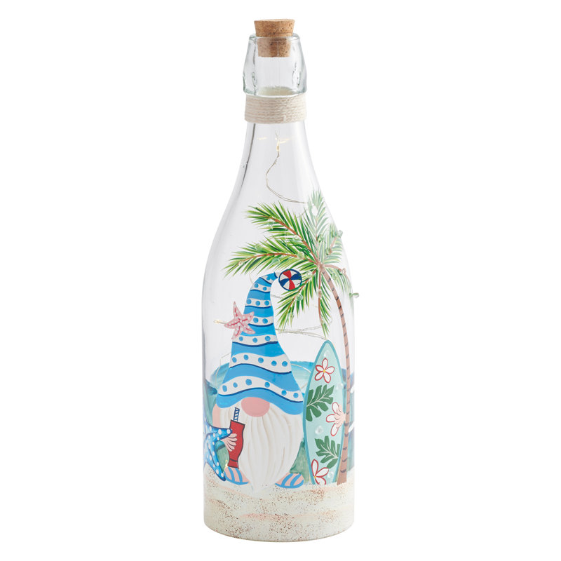Éclairage pour bouteilles H 11,8 "Surfer Dude