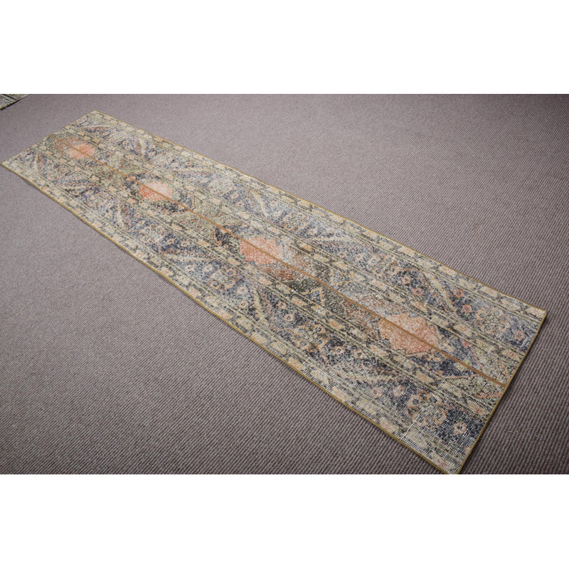 Tapis turc bleu Oushak