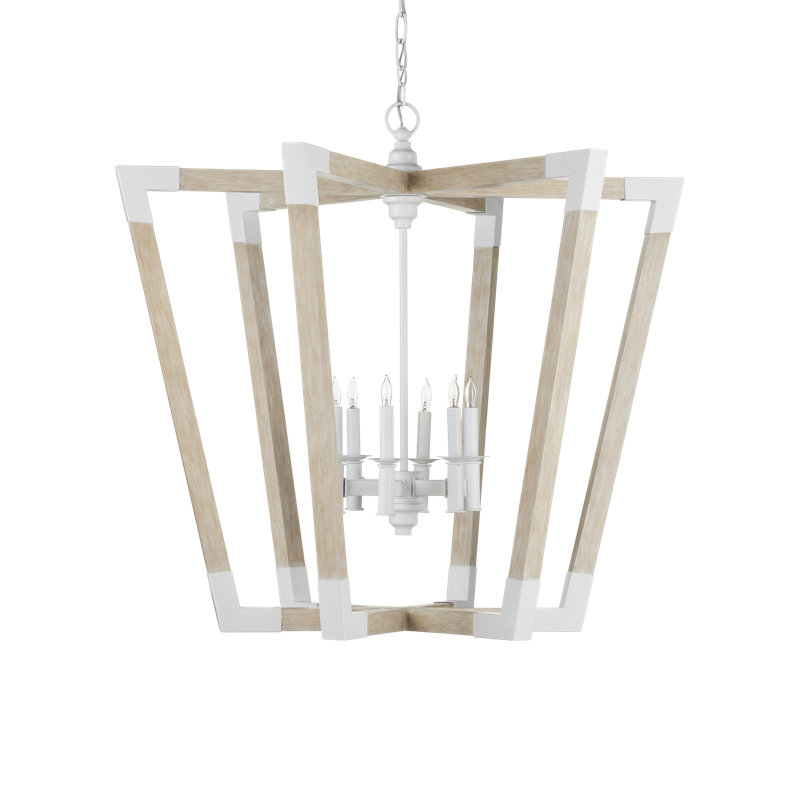 Lustre géométrique à 6 lumières Bastian