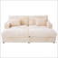 Très grand canapé-lit double avec coussins confortables, ports USB et porte-gobelets, idéal pour se détendre dans les espaces de vie-306569964