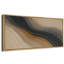 Grande impression sur toile encadrée - reproduction abstraite neutre pour décoration murale minimaliste moderne-116848157-116848159