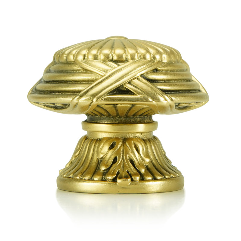 HYDE PARK KNOB/ FLARED SHANK; FLORENTINE GOLD FINISH