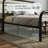 Kawamoto Metal Platform Bed Frame with Elegant Modern Design-1191489906-1191489908