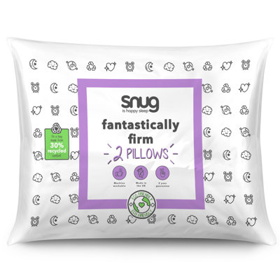 Snug Fantasctically Firm Pillows 2 Pack
