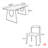 Partap Simple solid wood table