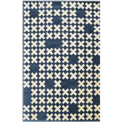 System Geometric Wool Hand Woven Area Rug