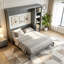 Lit escamotable avec bureau et tablettes Murphy-488728590-488728688