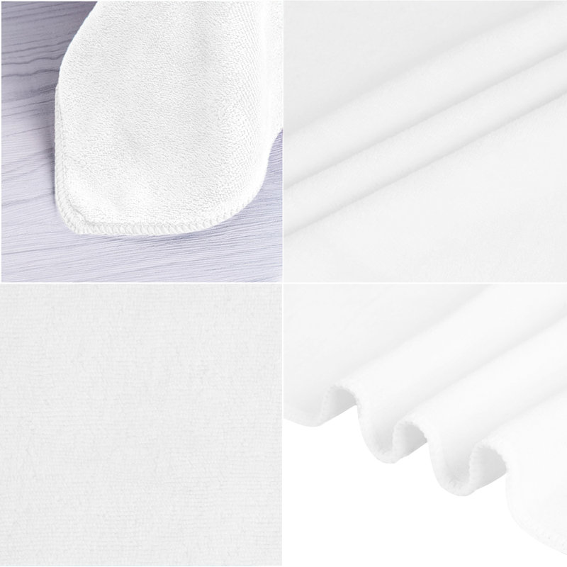 Ensemble de serviettes 2 pièces Galligan, Blanc