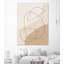«Graphic Shapes A Lines Affiche» par Elena
