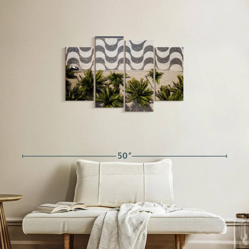 Gillard Copacabana Sidewalk Palms, H 22 po x l 36 po
