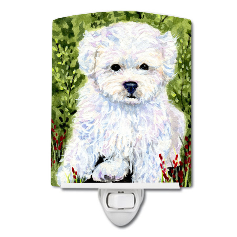 Bichon Frise Ceramic Night Light