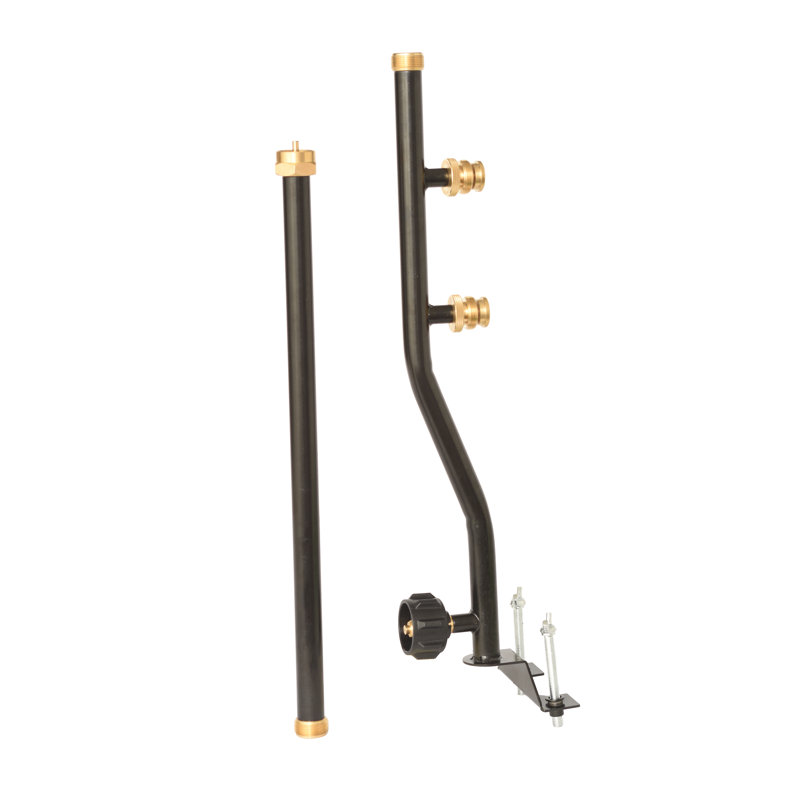 Flame King 3-Outlet Adapter 20LB to 1LB Propane Distribution Post Pole Tree Stem Stand