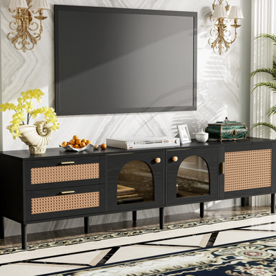 80'' Tv Compatible Media Stand - Boards Modern Console For Screens Build