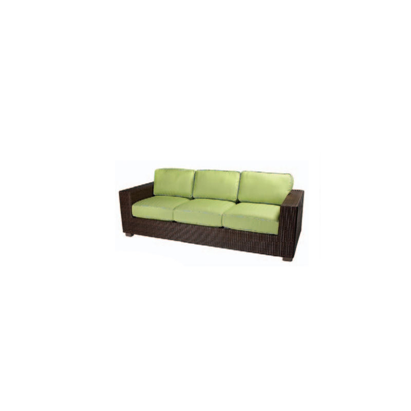 Montecito Outdoor 3 - Seat Patio Sofa, Impact Vapor Gray Sunbrella®