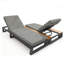 159cm Wide Straight Metal Patio Daybed-1093610946