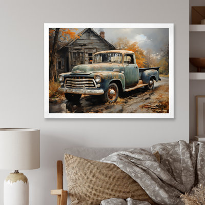 Impression sur toile Pickup Truck Atmosp sphérique Impressionism II