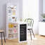 Bureau de bureau mural pliable avec tableau noir et tablette latérale pliable