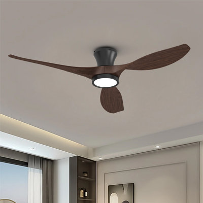 Ventilateur de plafond 52 po avec lumières DEL (ensemble de 2)