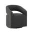 Fauteuil demi-tonneau pivotant de 27 po Makia-91326575