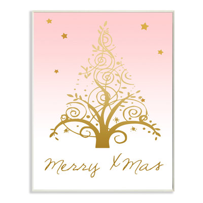 Corail et or «Merry Xmas», impression