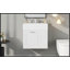 Meuble-lavabo flottant mural de 21,8 po avec lavabo, tiroir et tablette réglable, système de fermeture en douceur-613725351