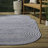 Octaviah Modern Geometric Arch Stripe Cream/Navy Indoor/Outdoor Rug-58724980