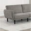 Contemporain convertible en canapé-lit gris 1Pc