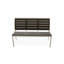 Banc de parc empilable aluminium Bazza-26076702-26076703
