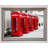 Red Telephone Box Lineup - Single Picture Frame Print-1514807244