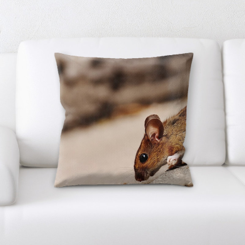 Coussin de souris jeté