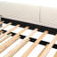 Lit de jour simple sans tiroir avec rangement et couchette - rangement beige, cadre durable