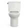 Drake® 1.6 GPF Elongated Two-Piece Toilet with Tornado Flush (Seat Not Included)