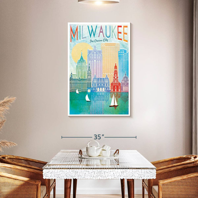 Milwaukee Cream City, 45" H x 30" W