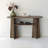 Arco Modern Console Table with Open Shelf and Walnut Finish 47.2" W