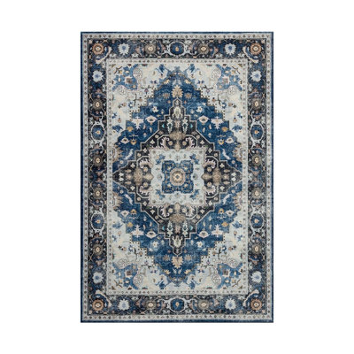 Tapis rectangulaire à motif antidérapant Akon